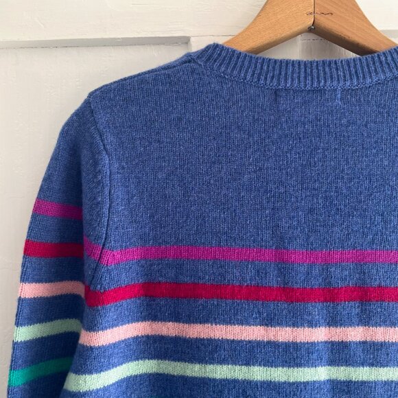 Woolovers Lambswool Striped Sweater - Picture 8 of 10
